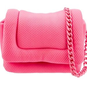 Essentiel Antwerp Zippotaumus Lightweight Puffy Mesh Crossbody Medium Fun NEW